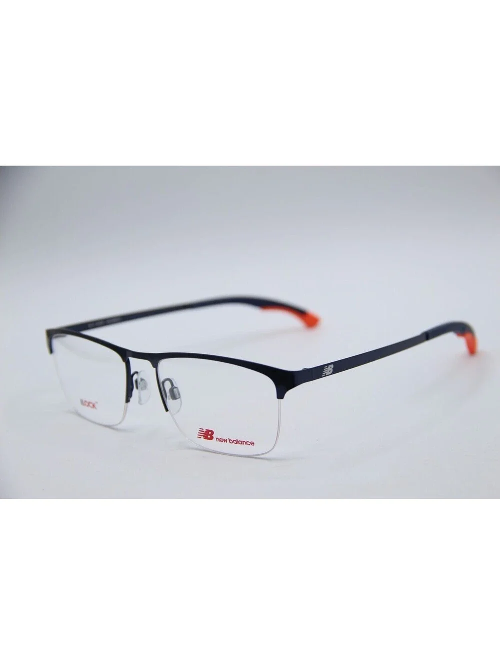 New Balance Nb4055-3 Black Blue Orange Authentic Eyeglasses 54-19
